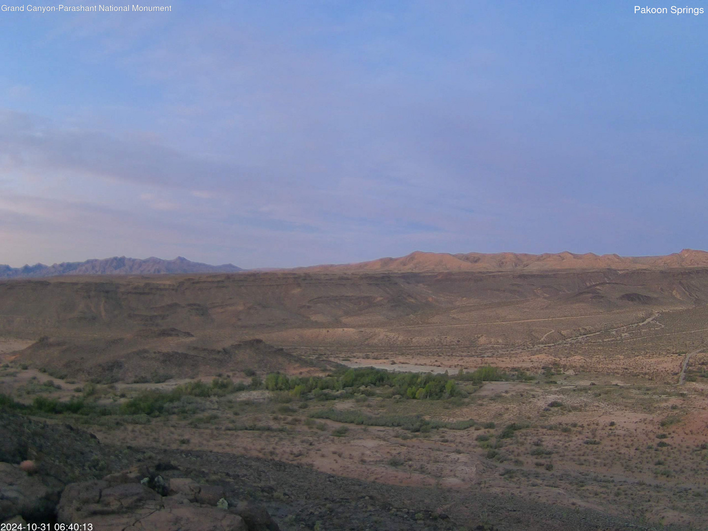 time-lapse frame, Pakoon Springs webcam