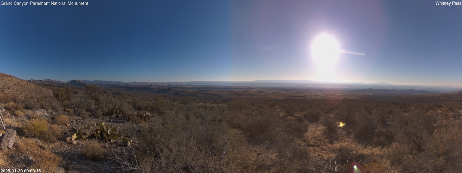 time-lapse frame, Whitney Pass webcam