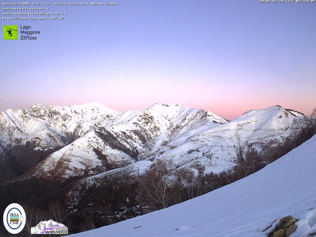 time-lapse frame, Monte Zeda 26 dicembre 2020 webcam