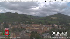view from Rocca San Casciano on 2024-04-10