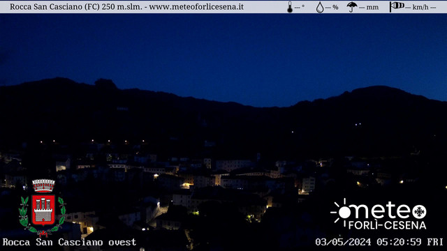time-lapse frame, Rocca San Casciano webcam