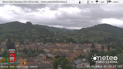 view from Rocca San Casciano on 2024-05-04