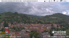 view from Rocca San Casciano on 2024-05-07