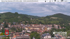 view from Rocca San Casciano on 2024-05-12