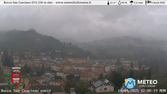view from Rocca San Casciano on 2025-04-14