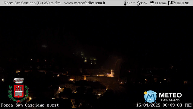 time-lapse frame, Rocca San Casciano webcam