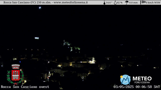 time-lapse frame, Rocca San Casciano webcam