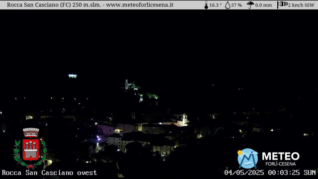 time-lapse frame, Rocca San Casciano webcam