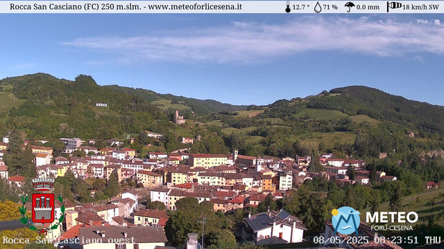 time-lapse frame, Rocca San Casciano webcam