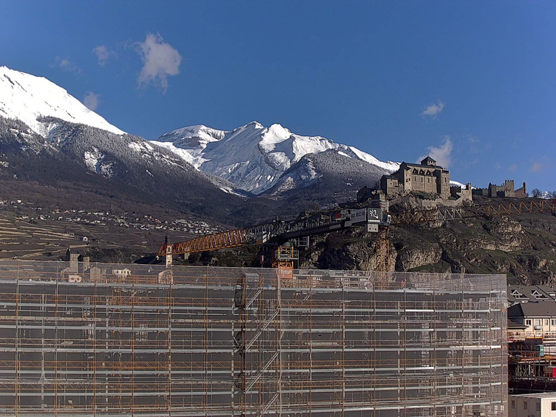 time-lapse frame, Sion - Industrie 17 webcam
