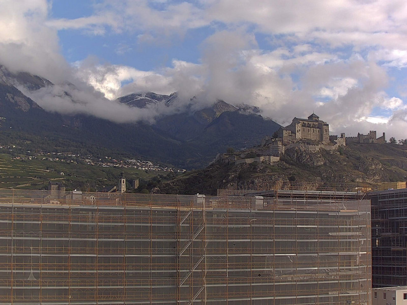 time-lapse frame, Sion - Industrie 17 webcam