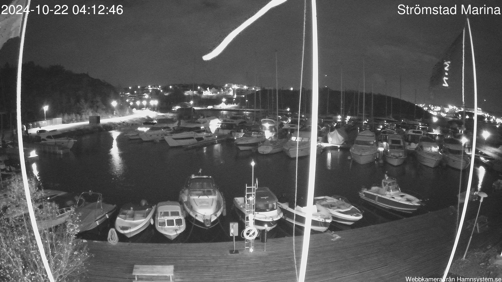 time-lapse frame, Strömstad Marina webcam