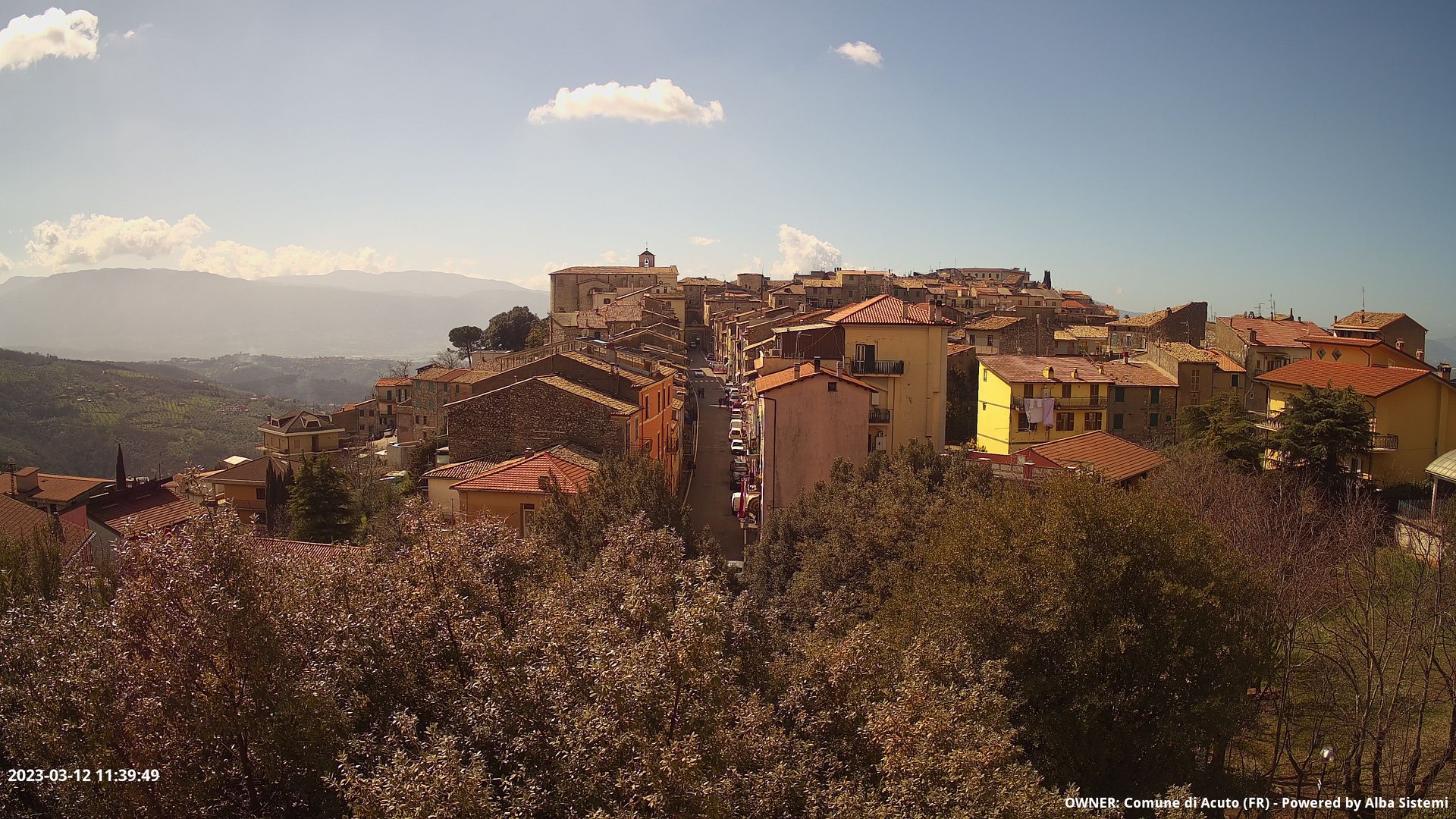 time-lapse frame, ACUTO webcam