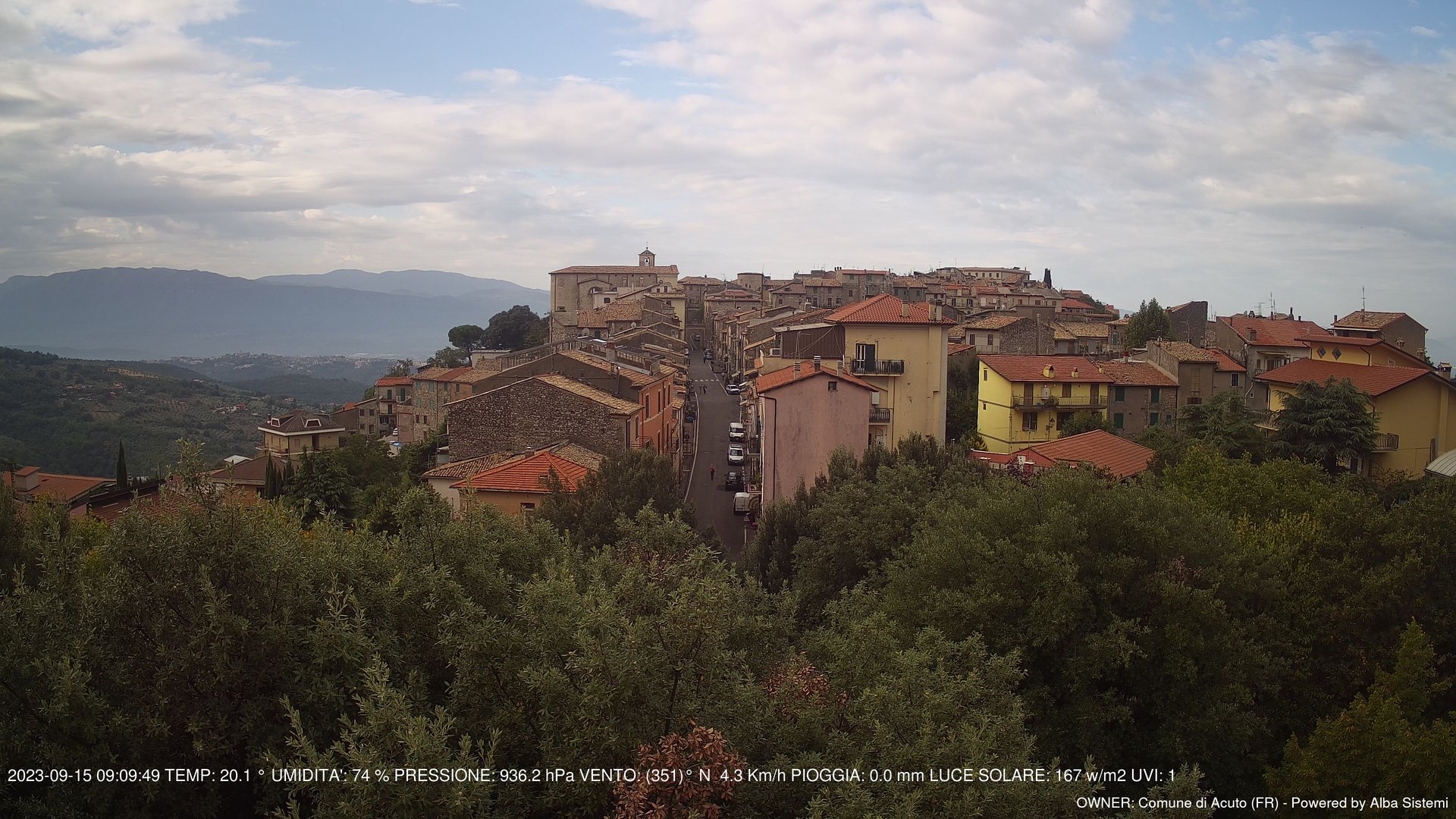 time-lapse frame, ACUTO webcam