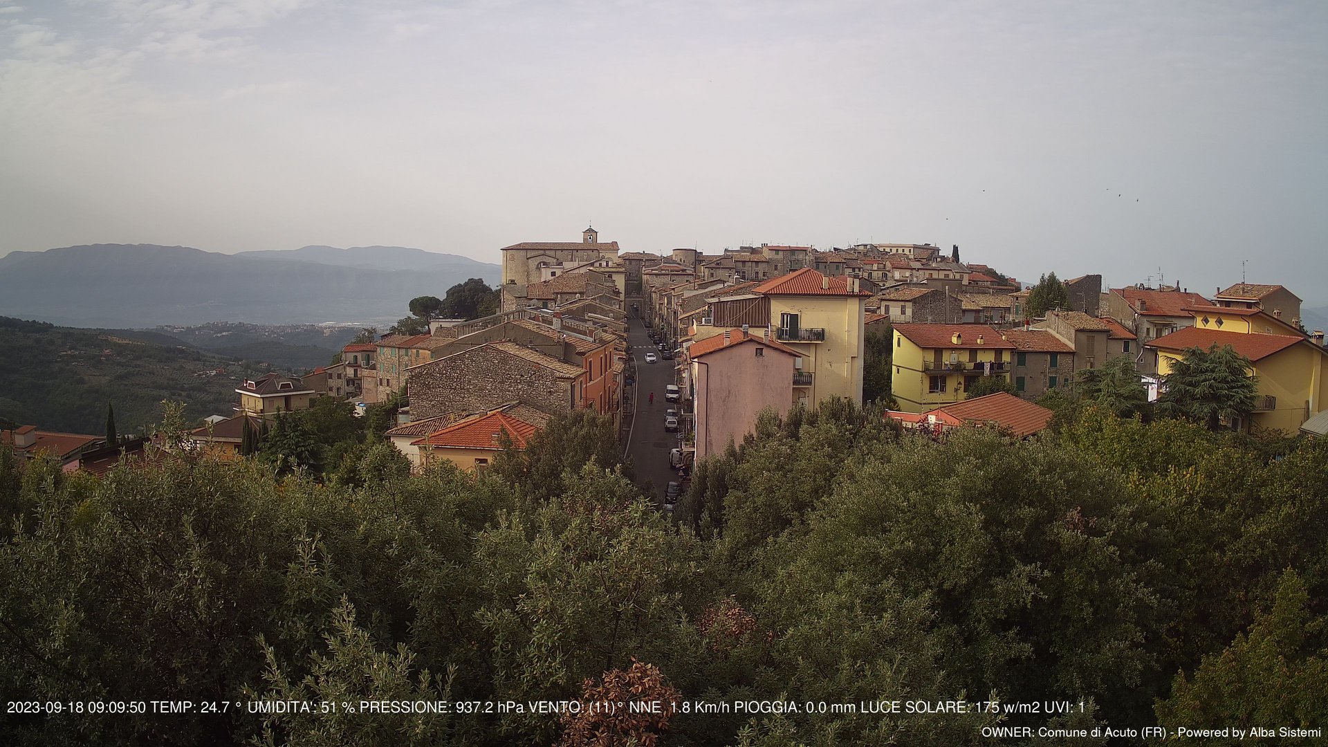time-lapse frame, ACUTO webcam