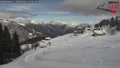 view from Alpe di Mera - Mera bassa on 2024-03-04