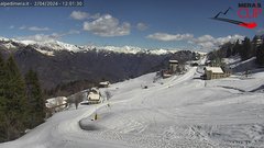 view from Alpe di Mera - Mera bassa on 2024-04-02