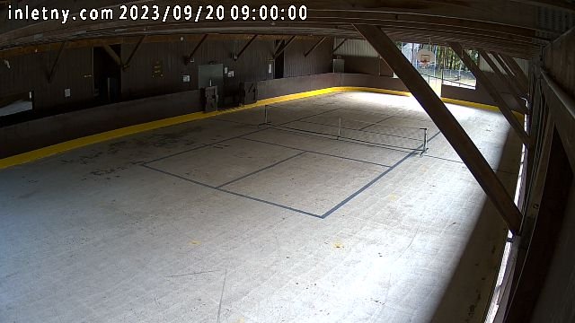 time-lapse frame, Inlet Fern Park Rink webcam