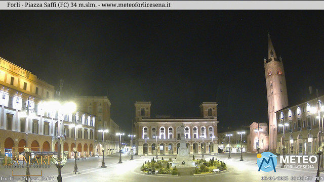 time-lapse frame, Forlì - Piazza Saffi webcam