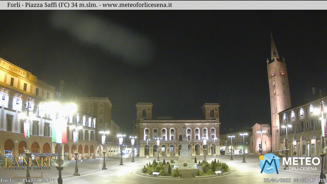 time-lapse frame, Forlì - Piazza Saffi webcam