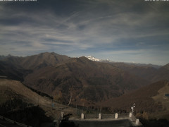 view from Bielmonte M. Marca vista M. Rosa e Valsessera on 2024-11-09