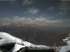 view from Bielmonte M. Marca vista M. Rosa e Valsessera on 2025-04-09