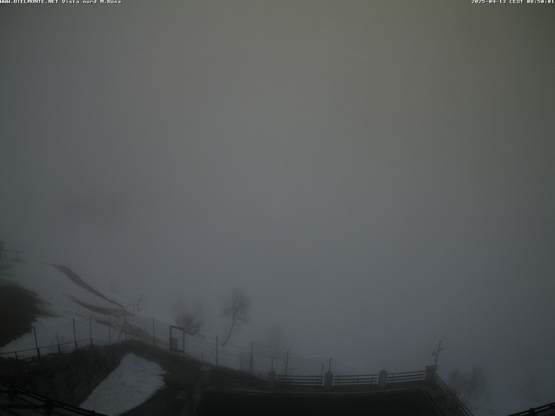 time-lapse frame, Bielmonte M. Marca vista M. Rosa e Valsessera webcam