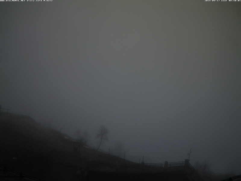 time-lapse frame, Bielmonte M. Marca vista M. Rosa e Valsessera webcam