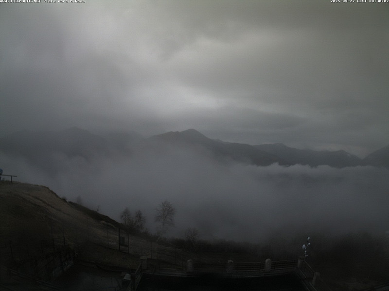 time-lapse frame, Bielmonte M. Marca vista M. Rosa e Valsessera webcam