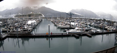 view from Seward Harbor on 2023-09-15