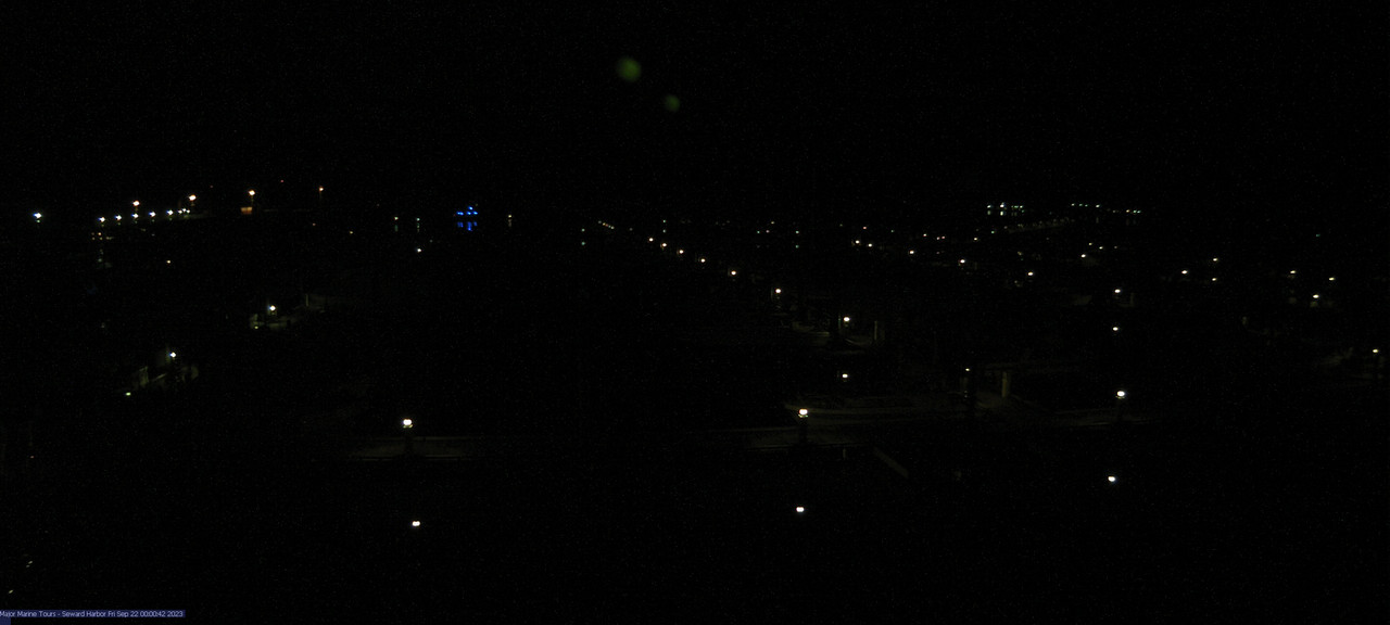 time-lapse frame, Seward Harbor webcam