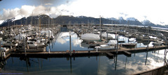 view from Seward Harbor on 2024-03-27
