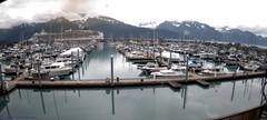 view from Seward Harbor on 2024-07-15