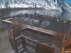 view from Convict Lake Marina on 2024-03-18