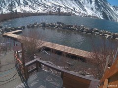 view from Convict Lake Marina on 2024-03-22