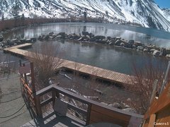 view from Convict Lake Marina on 2024-03-25
