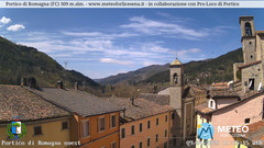 view from Portico di Romagna on 2025-04-09