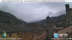 view from Portico di Romagna on 2025-04-14