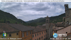 view from Portico di Romagna on 2025-05-03
