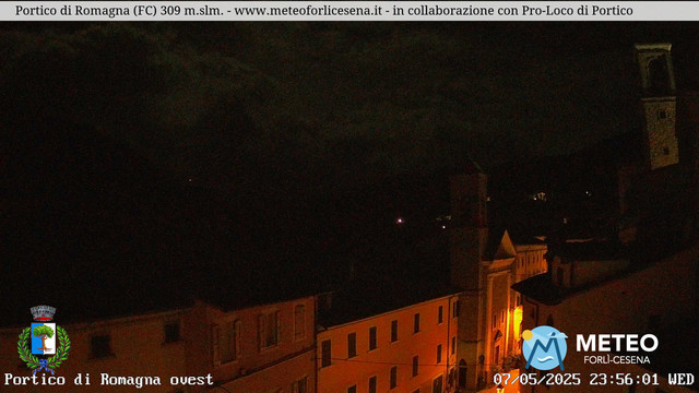 time-lapse frame, Portico di Romagna webcam