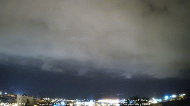 time-lapse frame, Adeje SW webcam