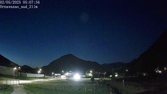 time-lapse frame, Ornavasso sud webcam