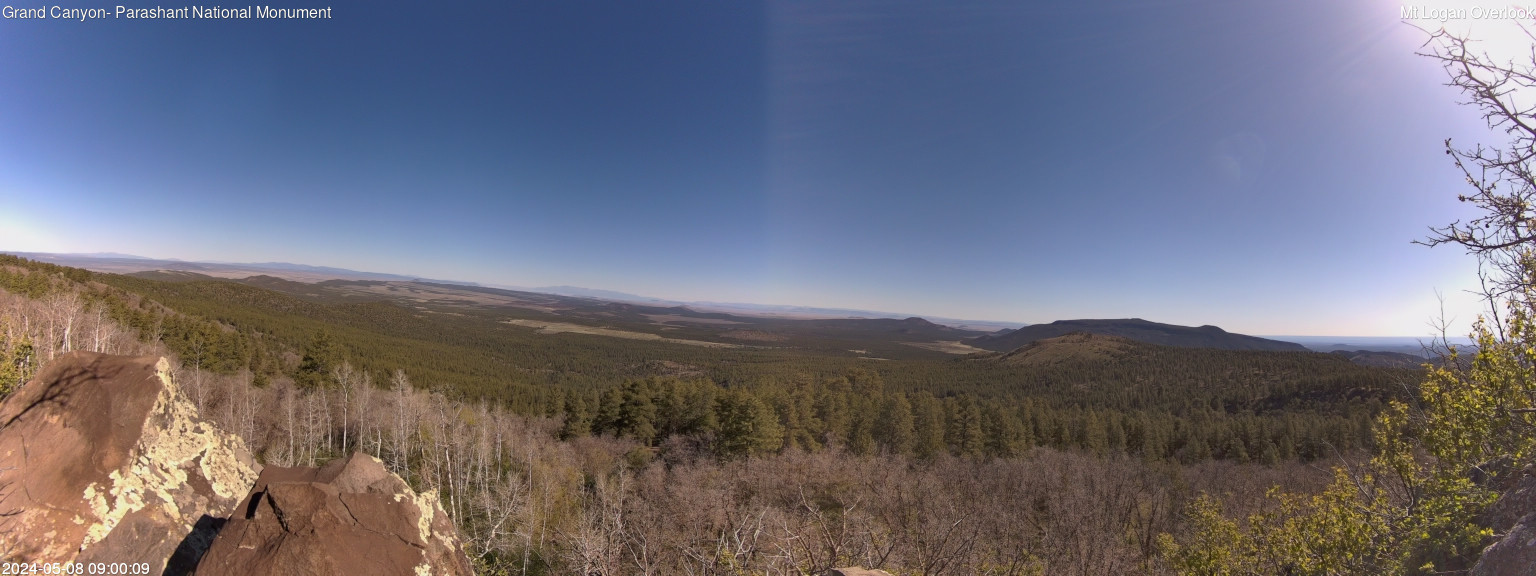 time-lapse frame, Mt Logan webcam