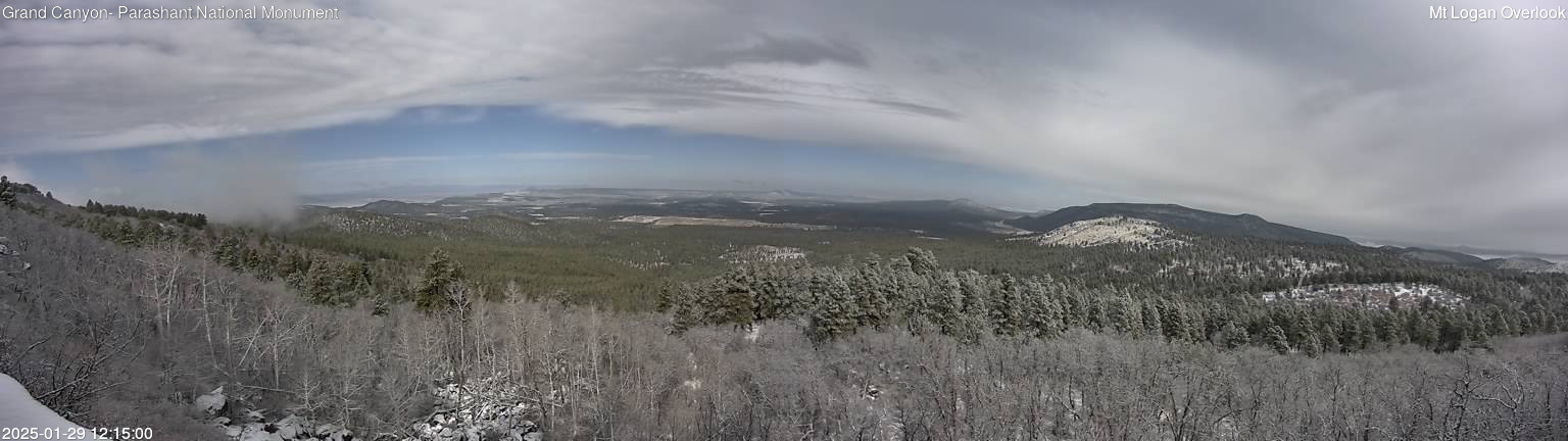 time-lapse frame, Mt Logan webcam