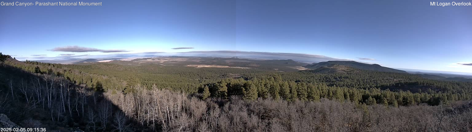 time-lapse frame, Mt Logan webcam