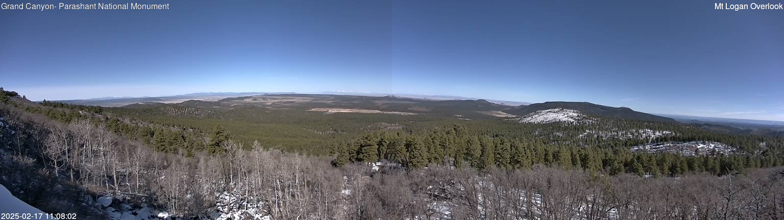 time-lapse frame, Mt Logan webcam