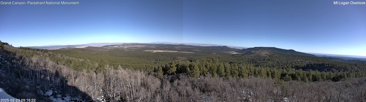 time-lapse frame, Mt Logan webcam