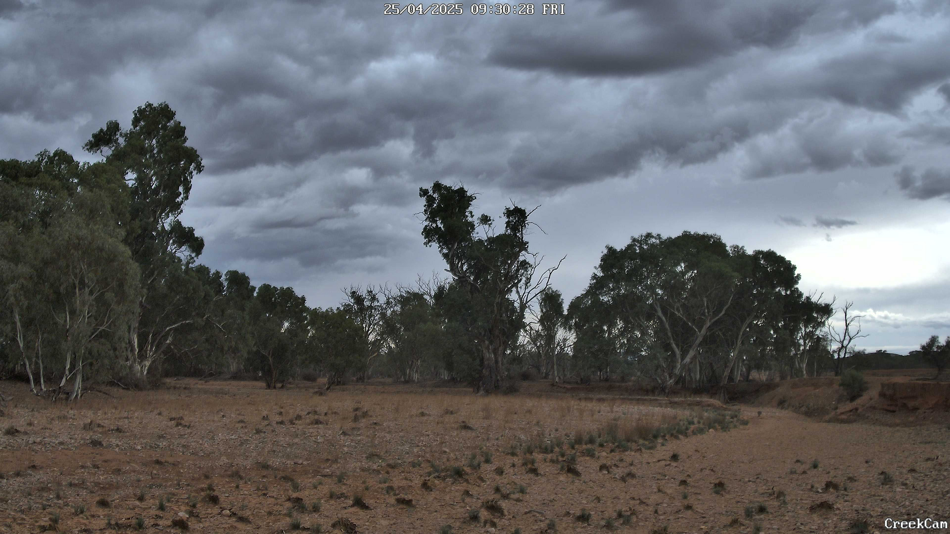 time-lapse frame, CreekCam webcam
