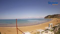 view from San Stefanos North West Corfu Webcam on 2024-04-27