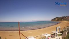 view from San Stefanos North West Corfu Webcam on 2024-04-28